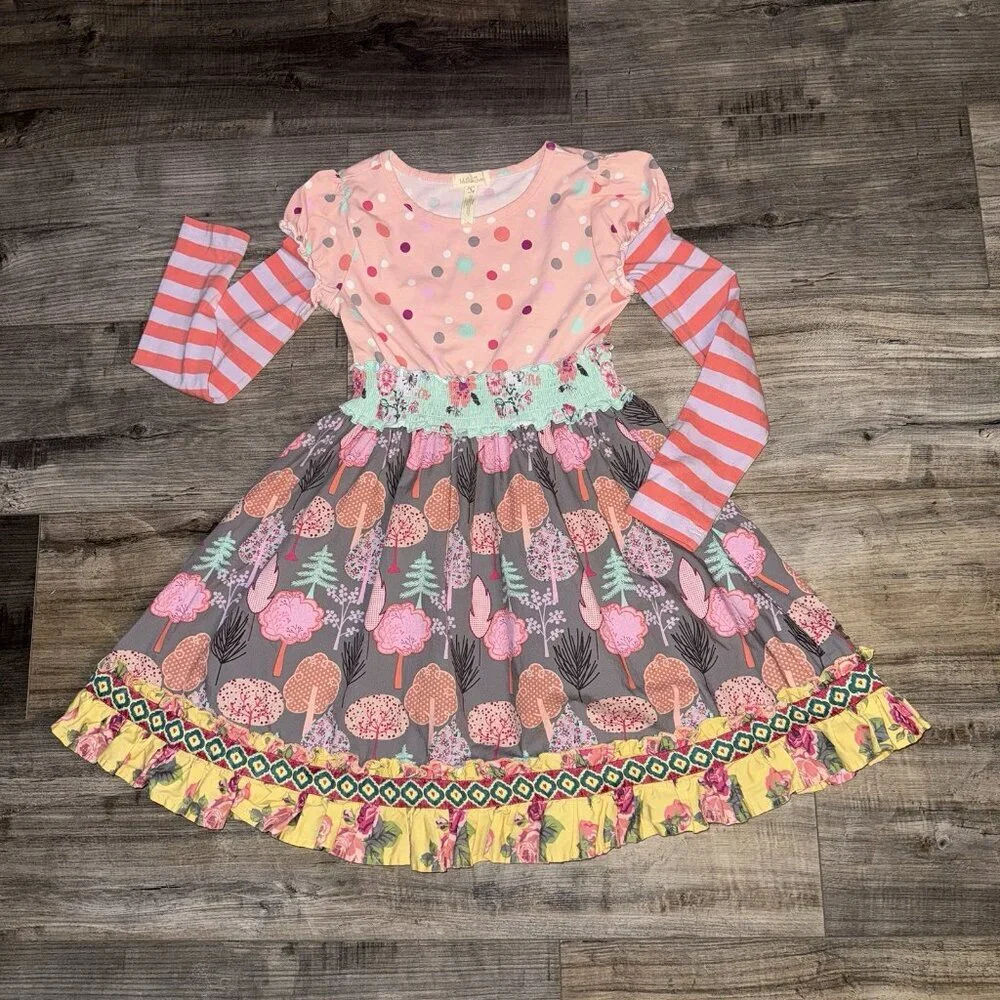 Matilda Jane Collette Maggie Dress And Pants Friends Forever Girls Size 8 - Picture 3 of 7